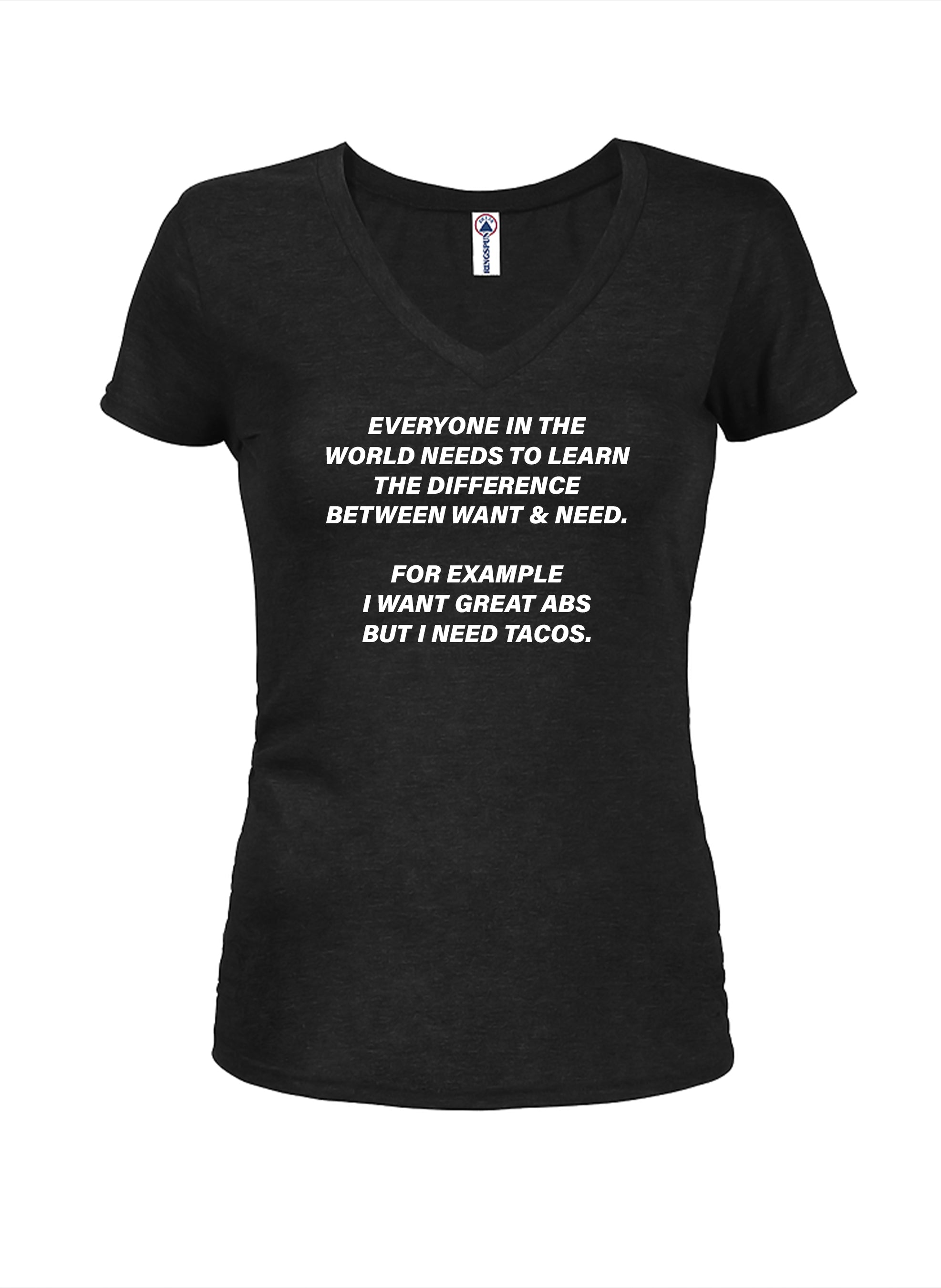 The difference between want & need T-Shirt