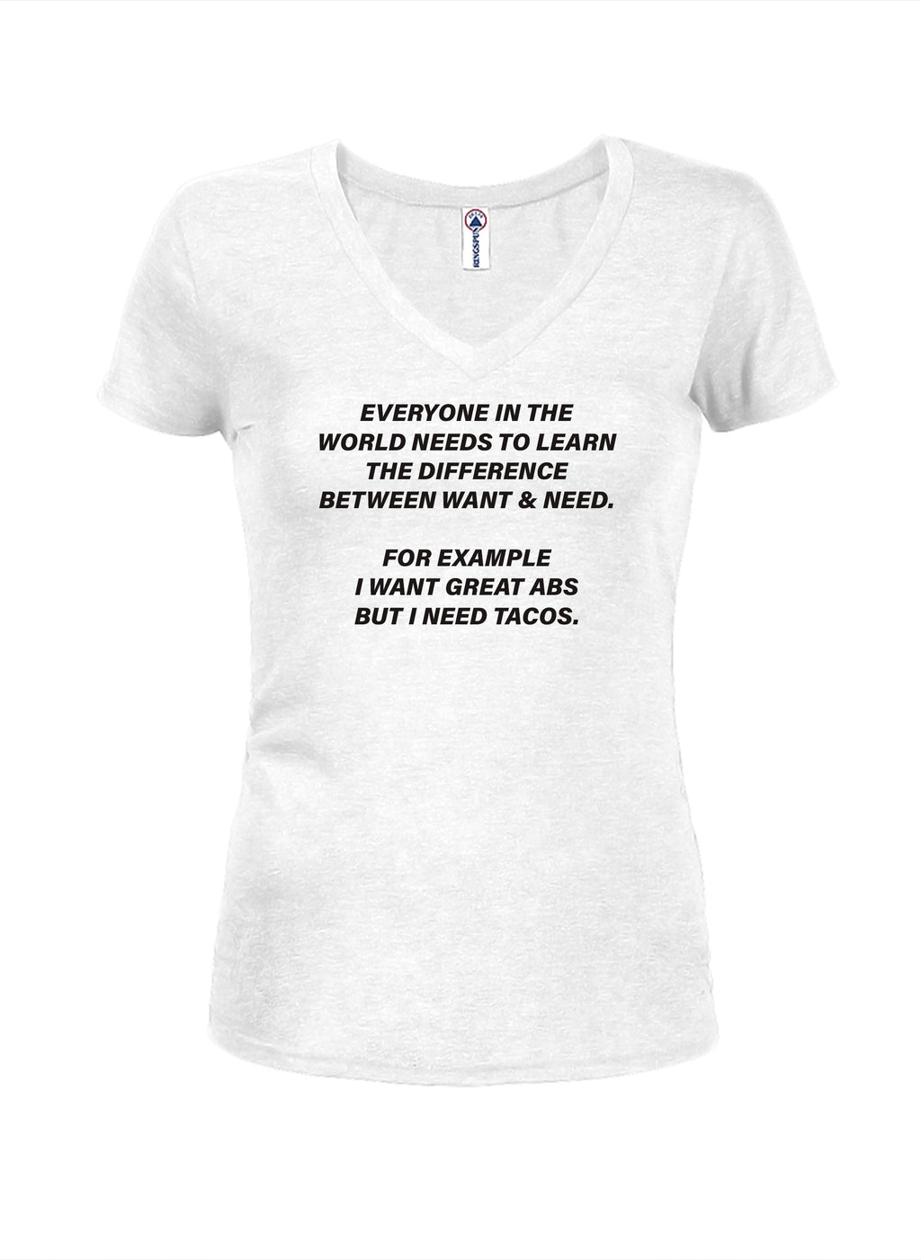 The difference between want & need T-Shirt