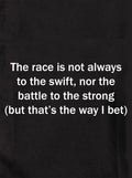 The race is not always to the swift Kids T-Shirt