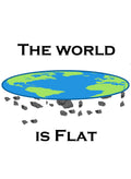 The world is flat Kids T-Shirt