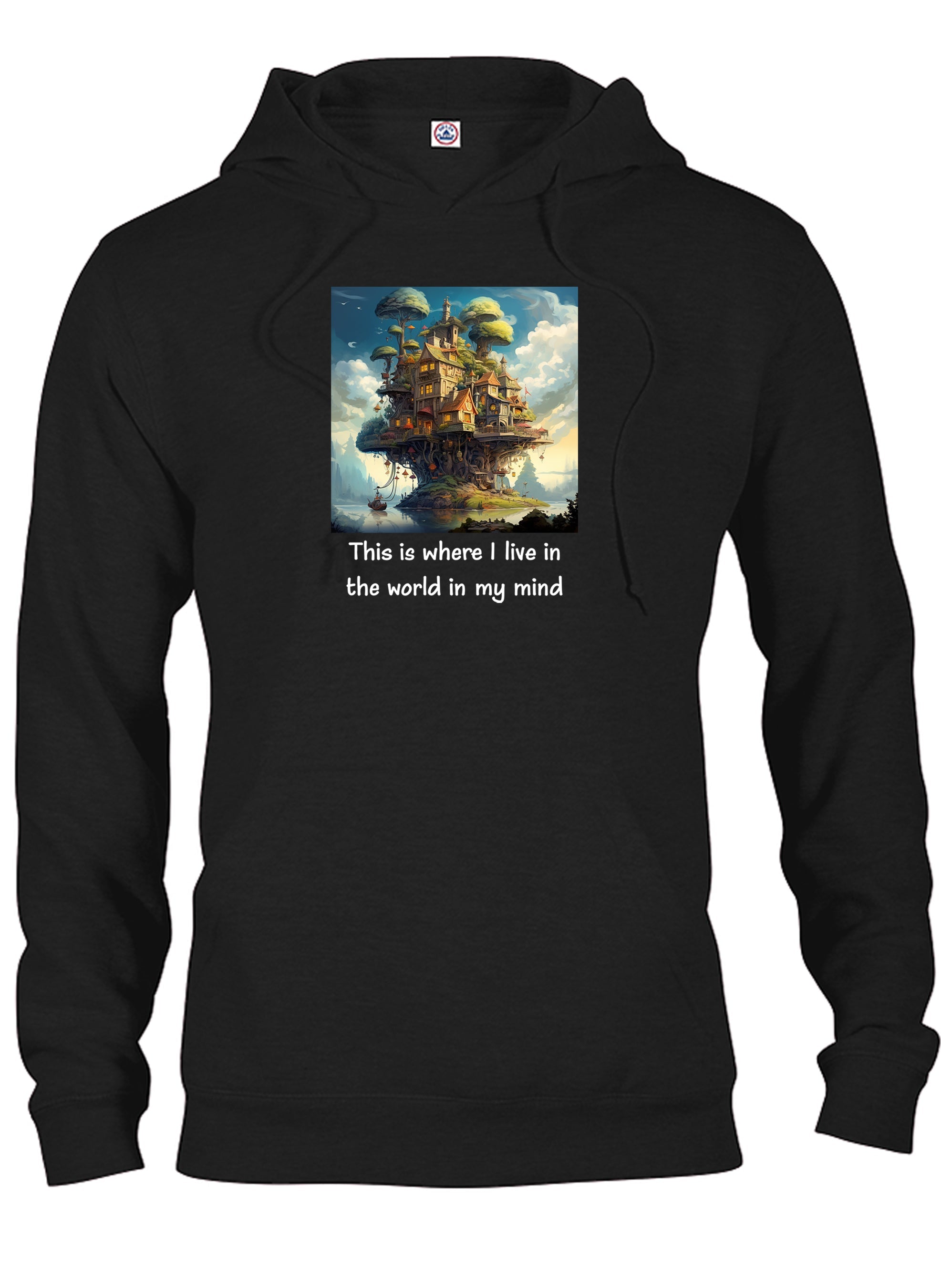 This is where I live in the world in my mind T-Shirt