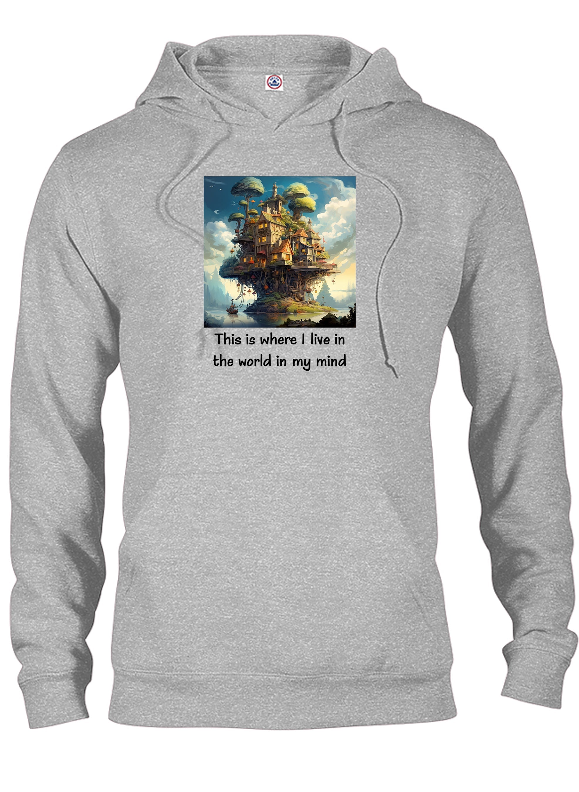 This is where I live in the world in my mind T-Shirt