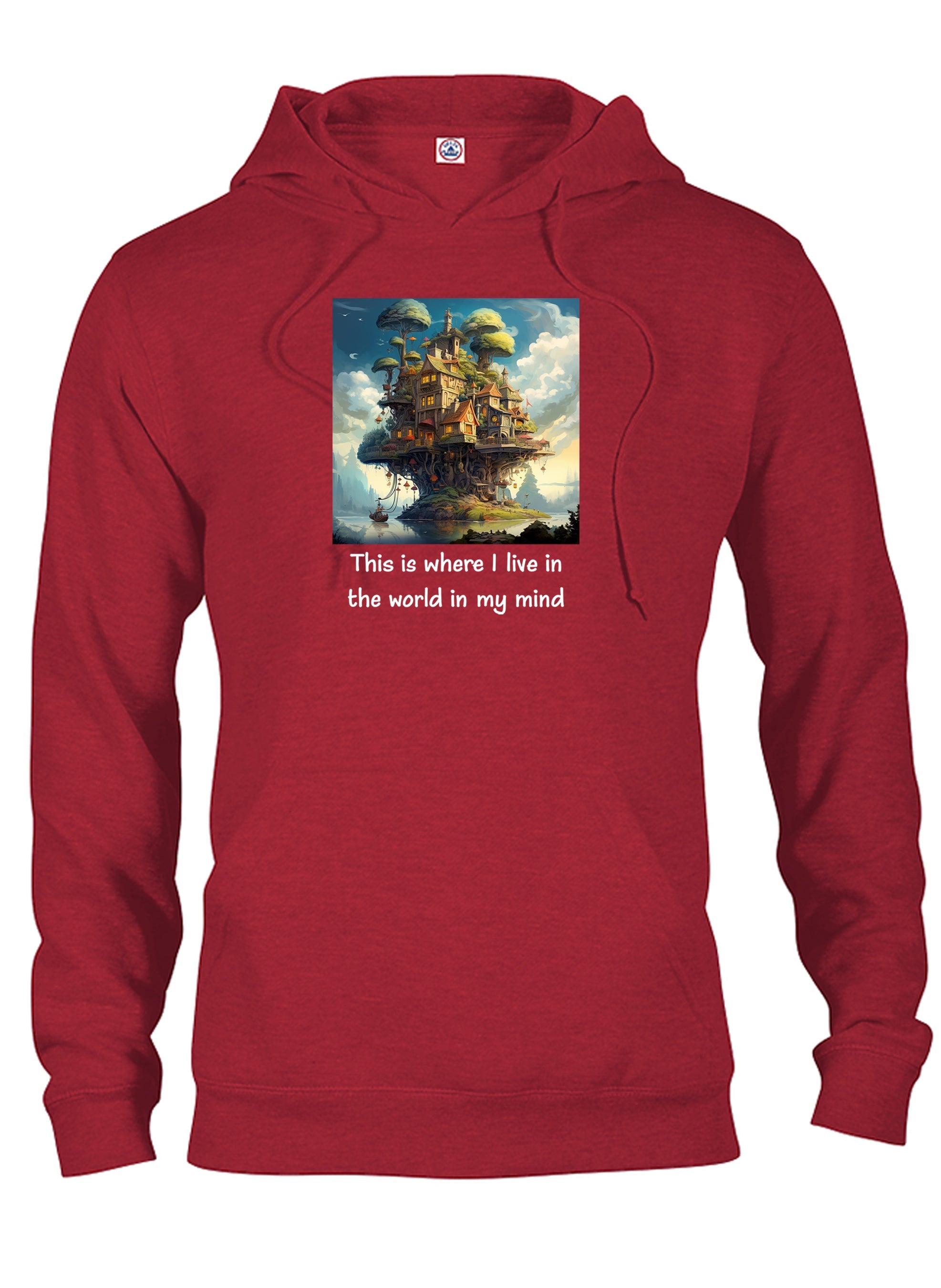 This is where I live in the world in my mind T-Shirt