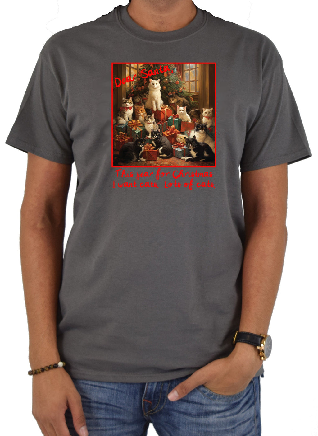 This year for Christmas I want cats.  Lots of cats T-Shirt