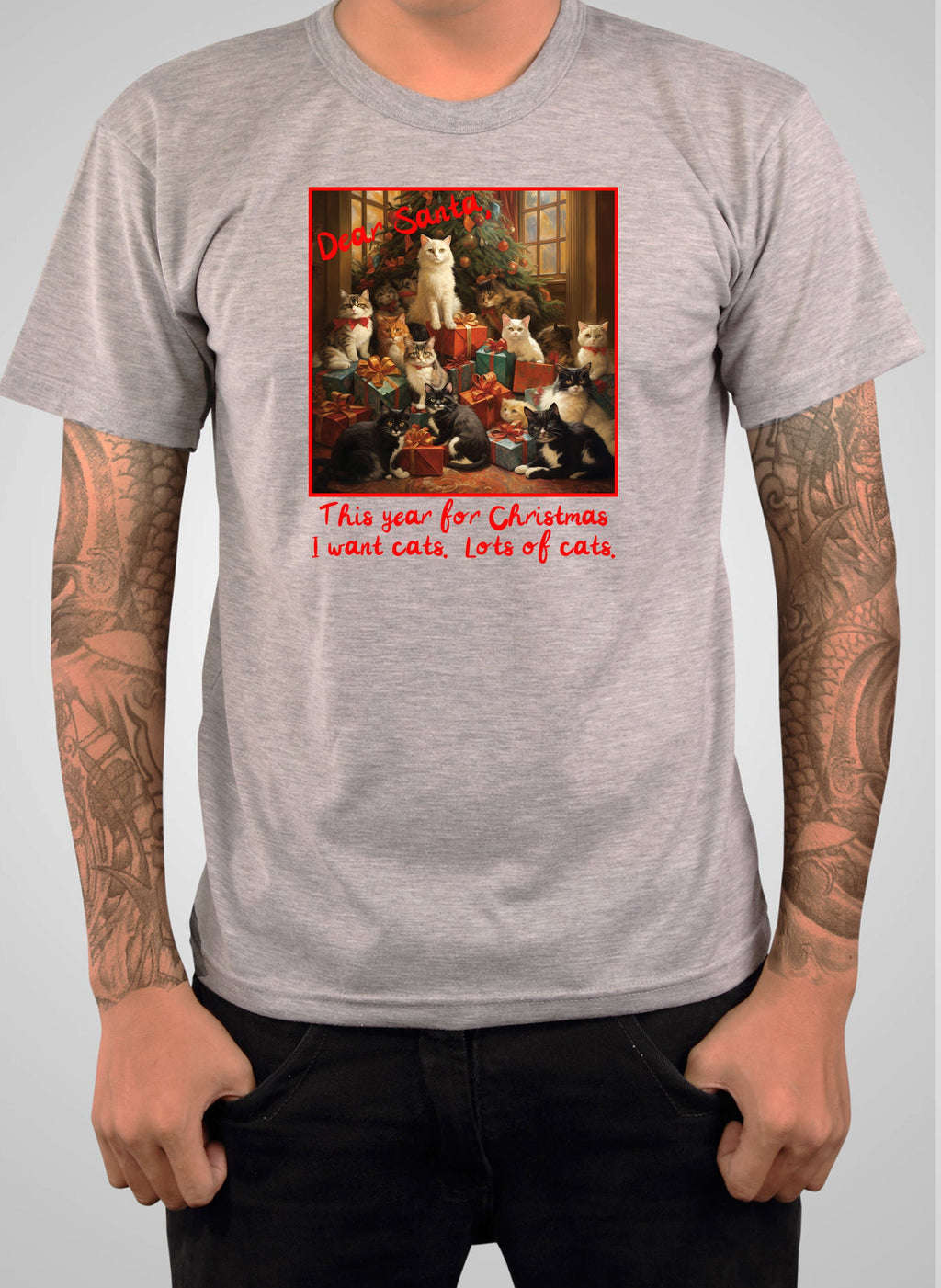 This year for Christmas I want cats.  Lots of cats T-Shirt
