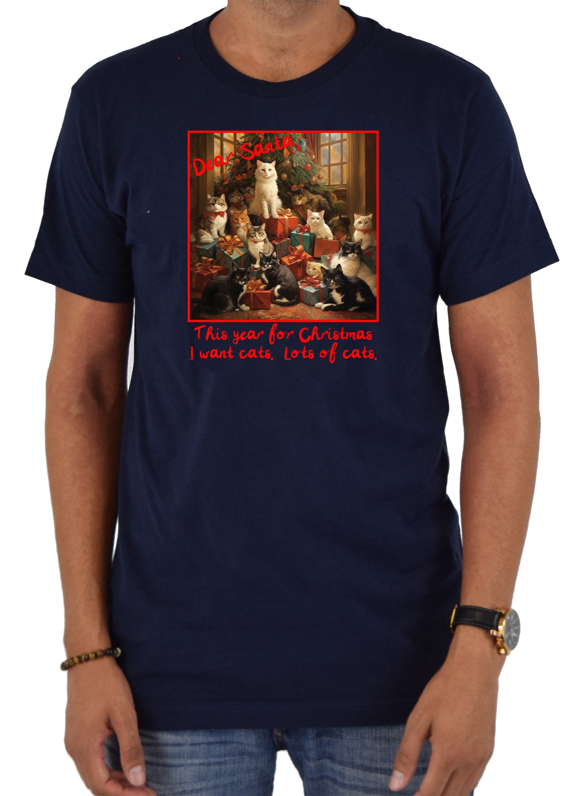 This year for Christmas I want cats.  Lots of cats T-Shirt