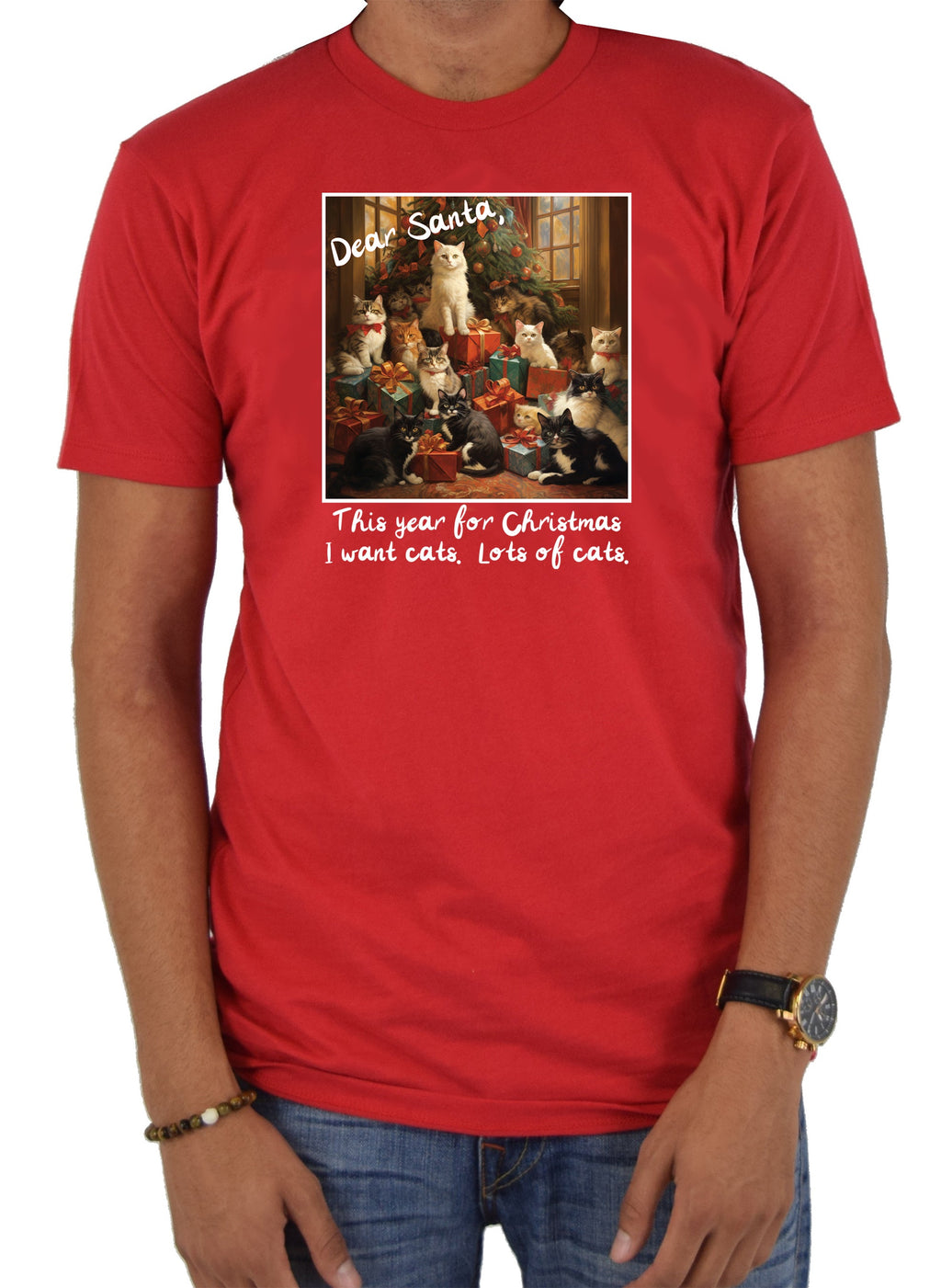 This year for Christmas I want cats.  Lots of cats T-Shirt