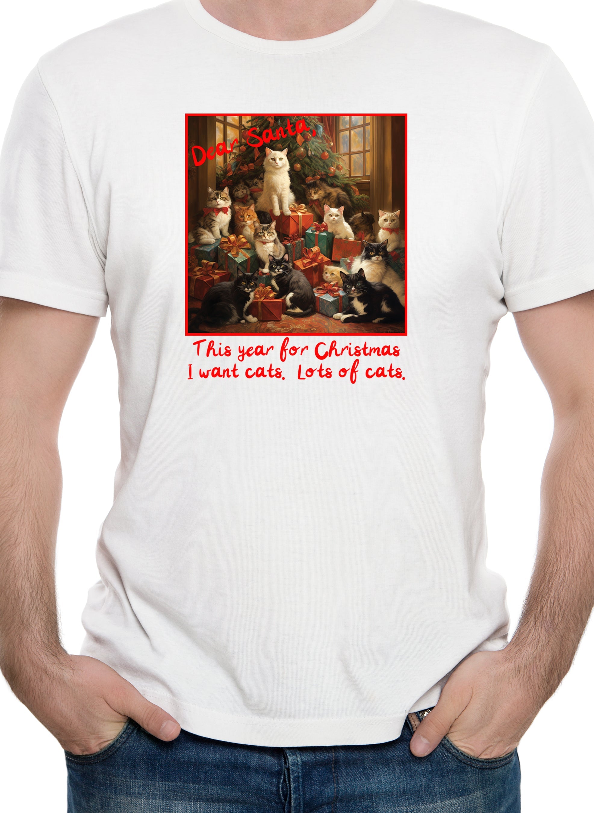 This year for Christmas I want cats.  Lots of cats T-Shirt