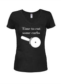 Time to cut some carbs Juniors V Neck T-Shirt