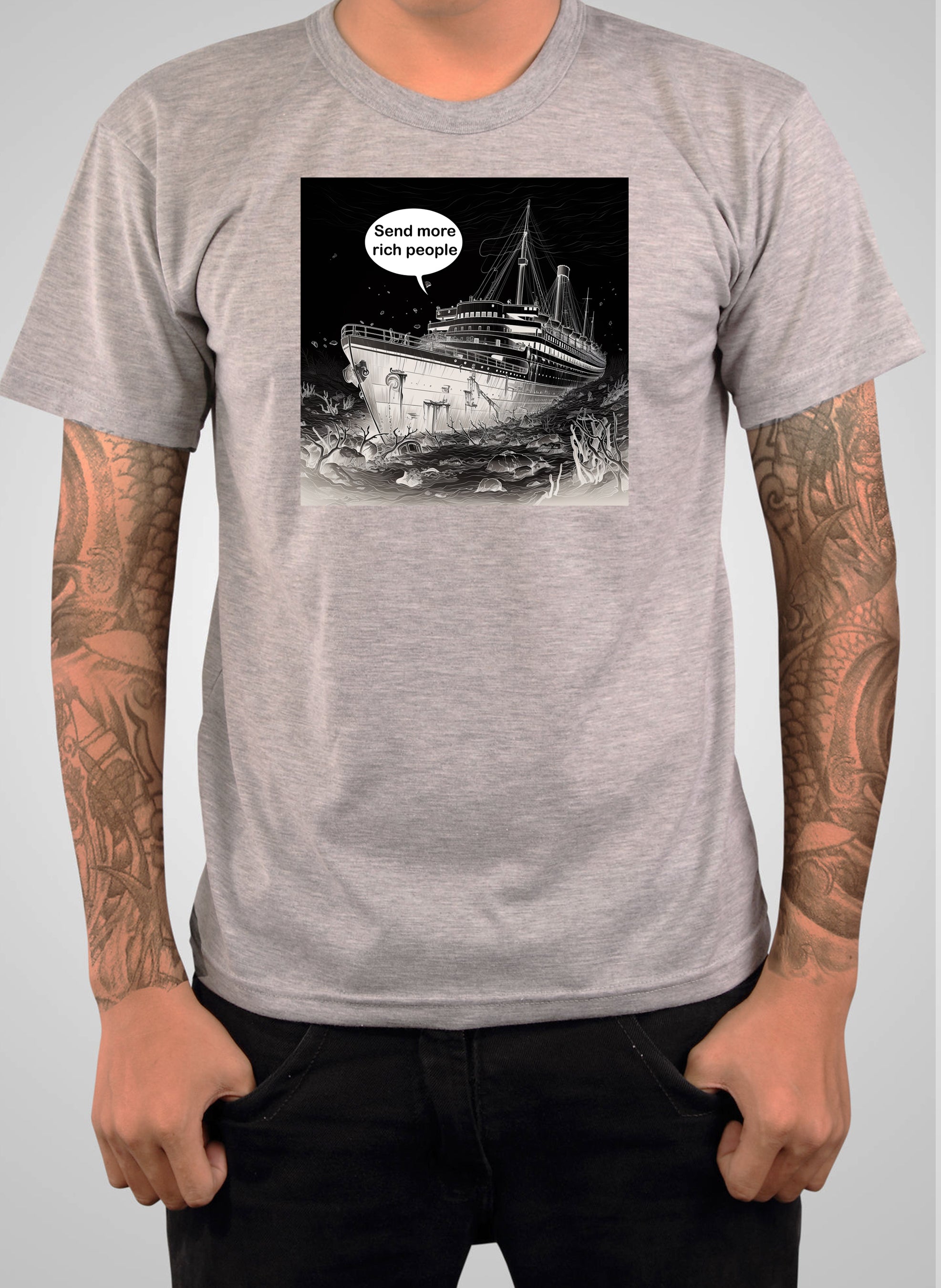 Titanic Send more rich people T-Shirt