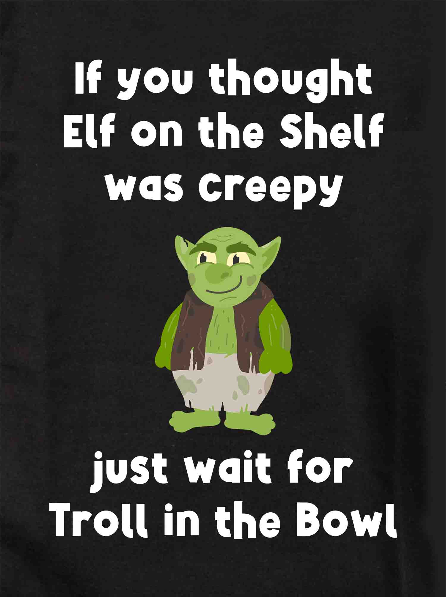 Troll in the Bowl Kids T-Shirt