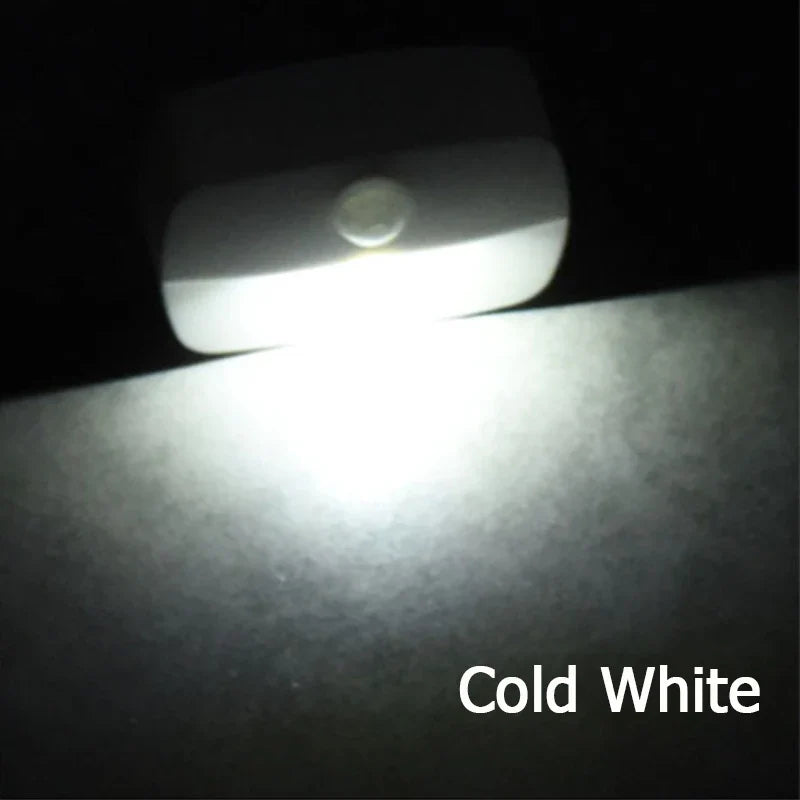 LED Motion Sensor Night Light EU Plug 220V – Plug-In Wall Lamp for Hallway, Stair, Kitchen & Bedroom