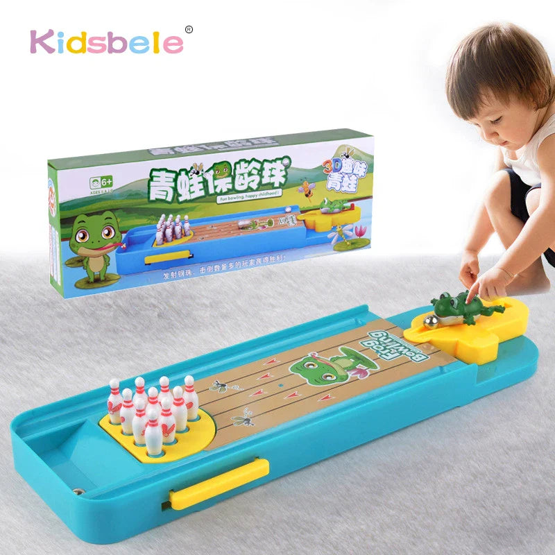 Mini Desktop Bowling Game for Kids, Tabletop Interactive Parent-Child Educational Toy