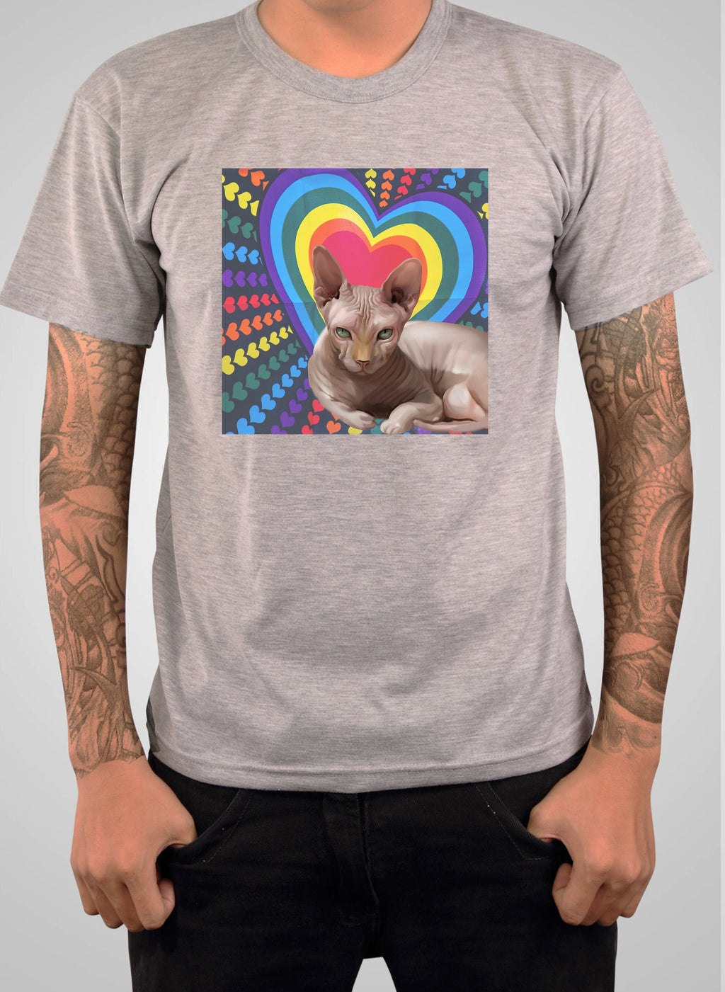 Valentines Cat T-Shirt