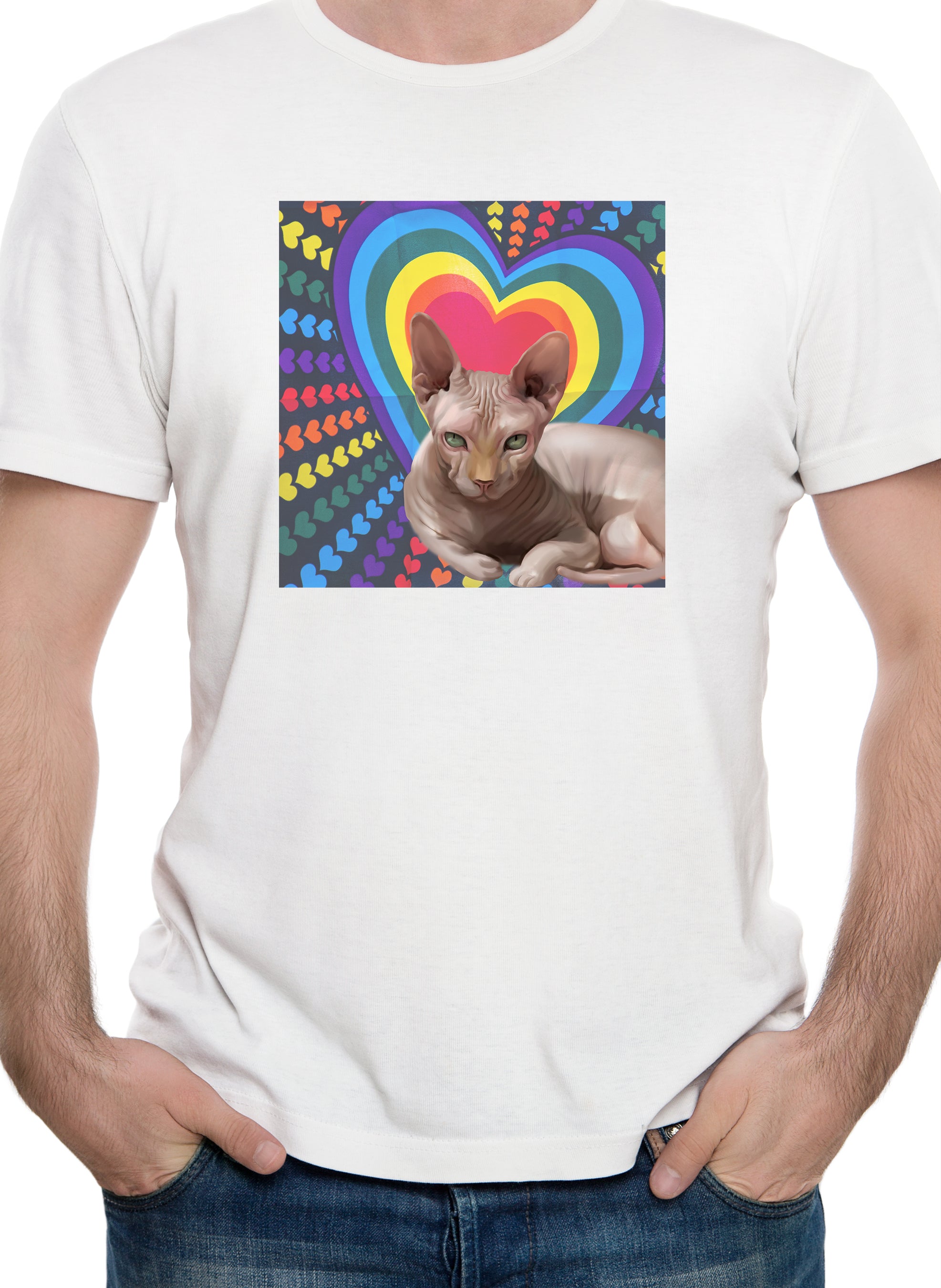 Valentines Cat T-Shirt