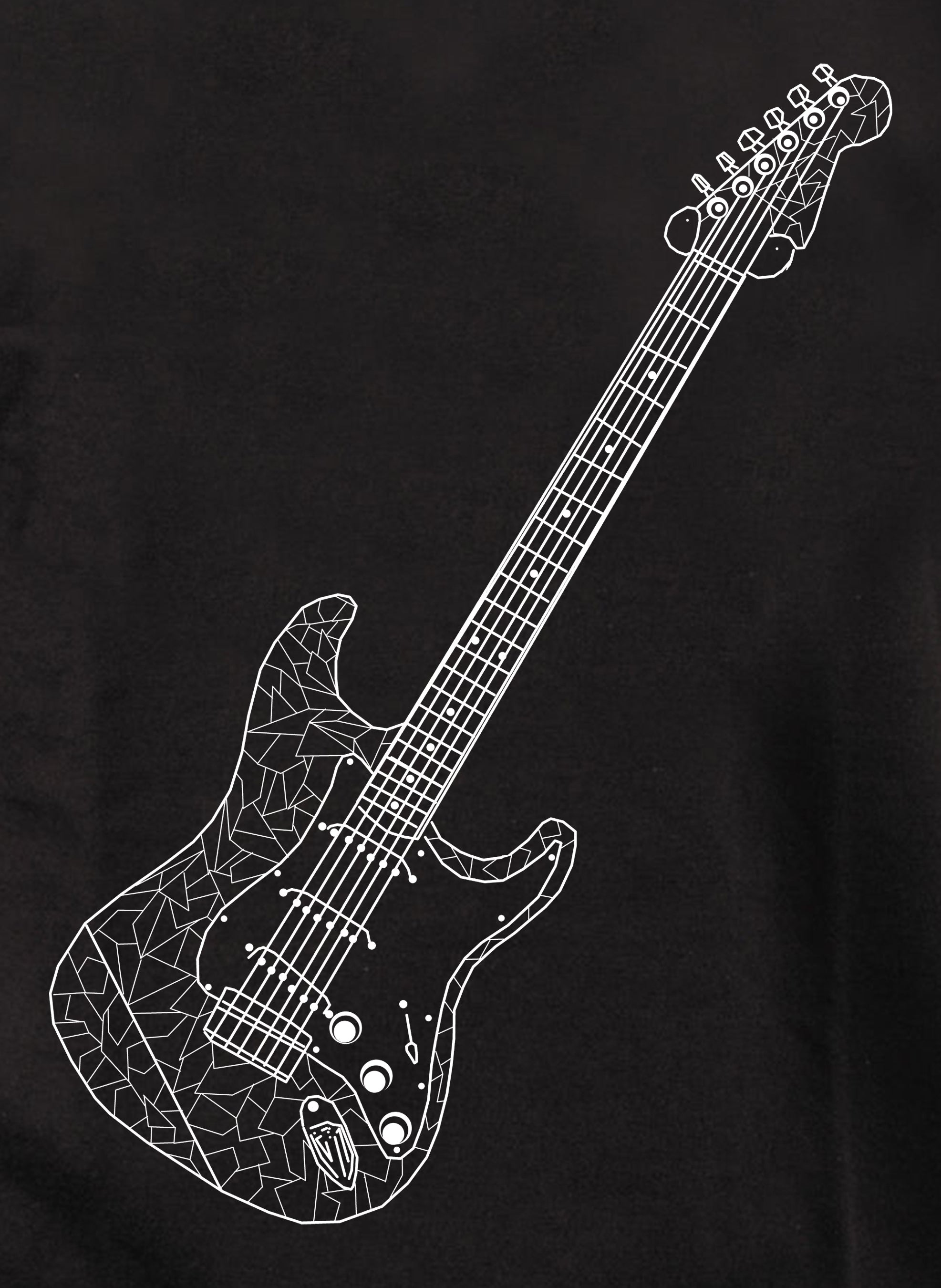 Vector Guitar Kids T-Shirt