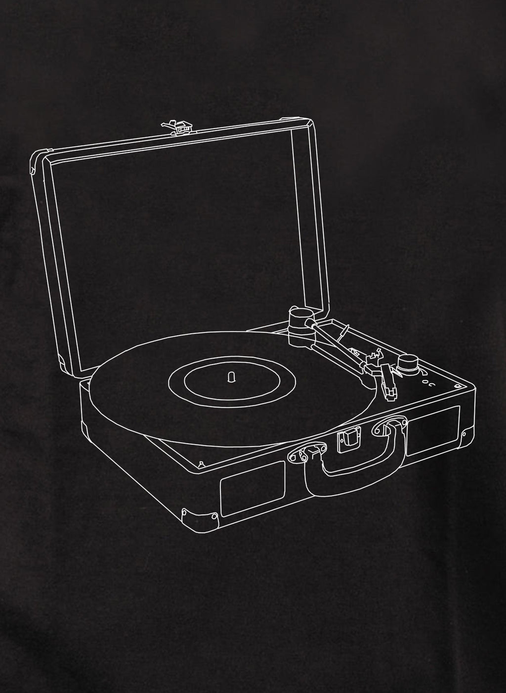 Vector Record Player T-Shirt