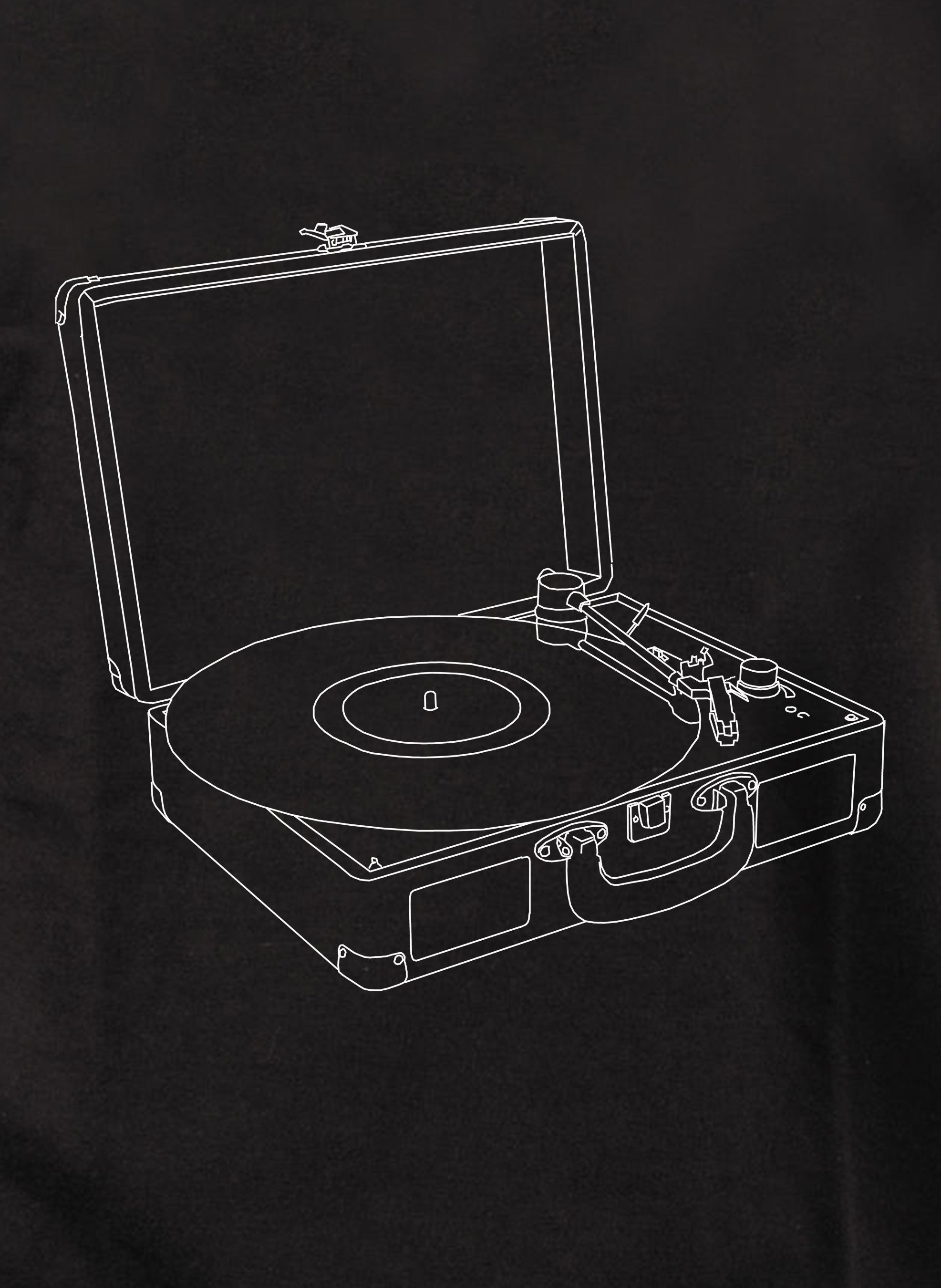 Vector Record Player T-Shirt