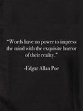 Words have no power to impress the mind Kids T-Shirt