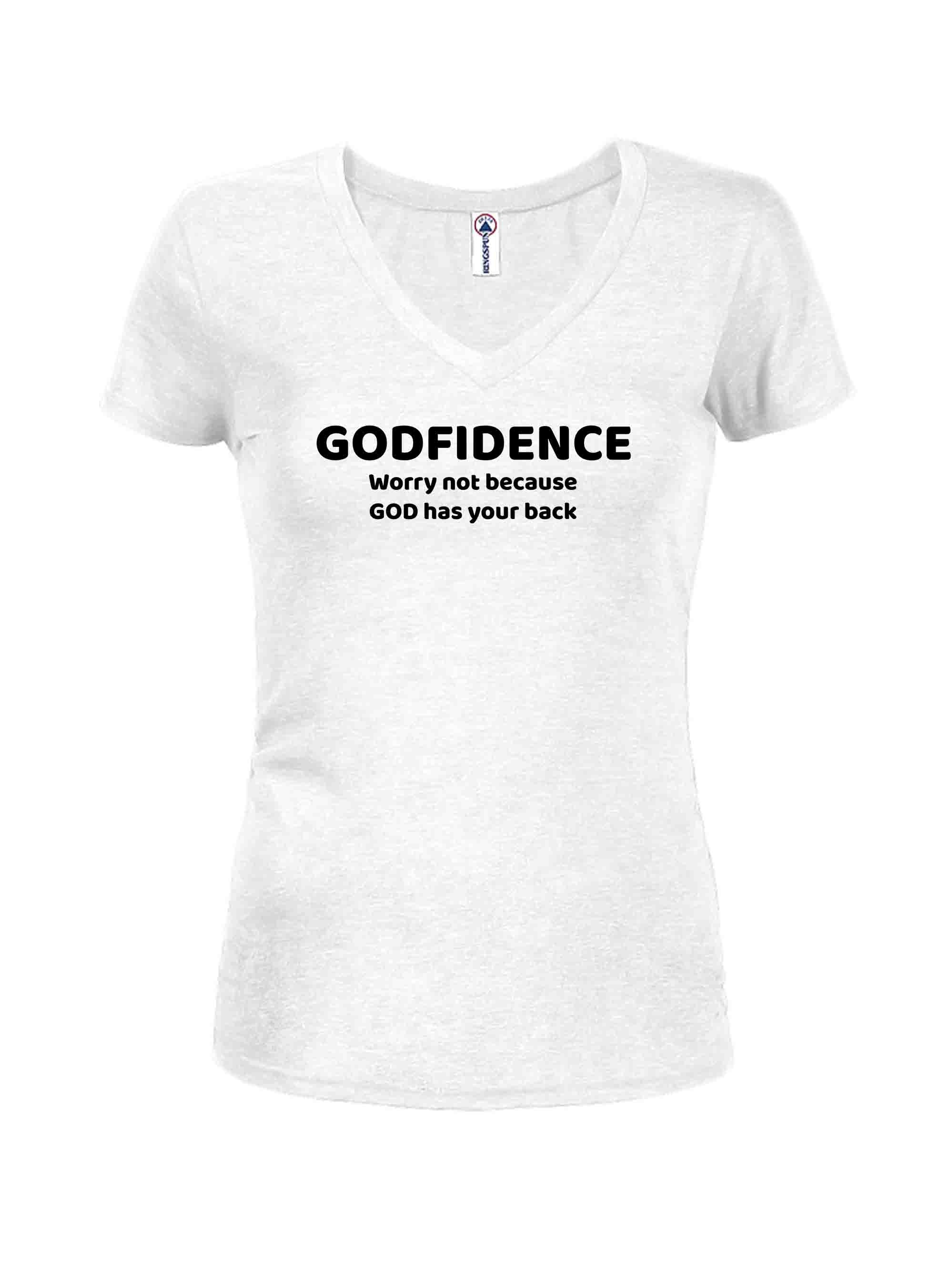 Godfidence Worry not because GOD has your back T-Shirt