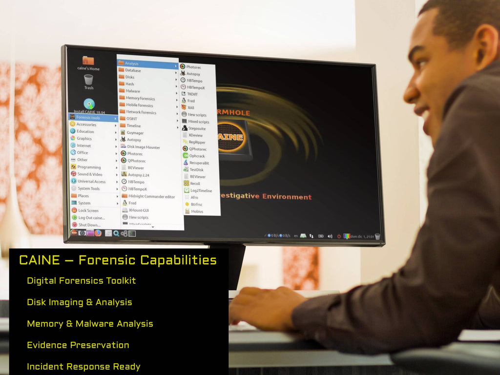 CAINE Computer Forensics Bootable USB – Digital Investigation & Data Recovery Toolkit