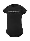 Custom Text Baby One Piece - You Pick the Text
