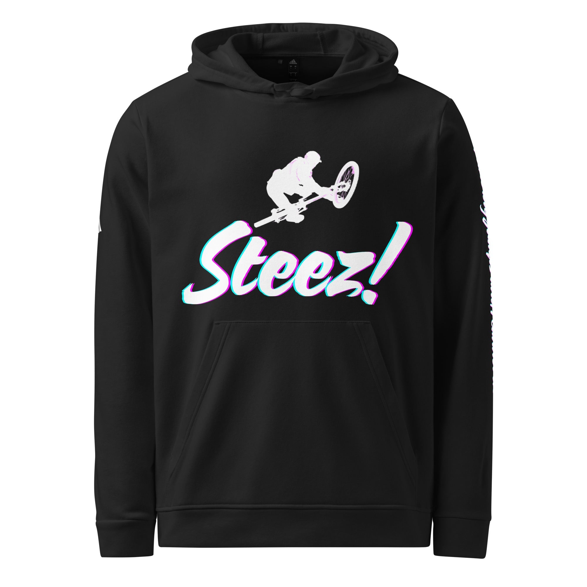 Steez! - Send it - super comfy - adidas fleece hoodie - I like big jumps and I cannot lie