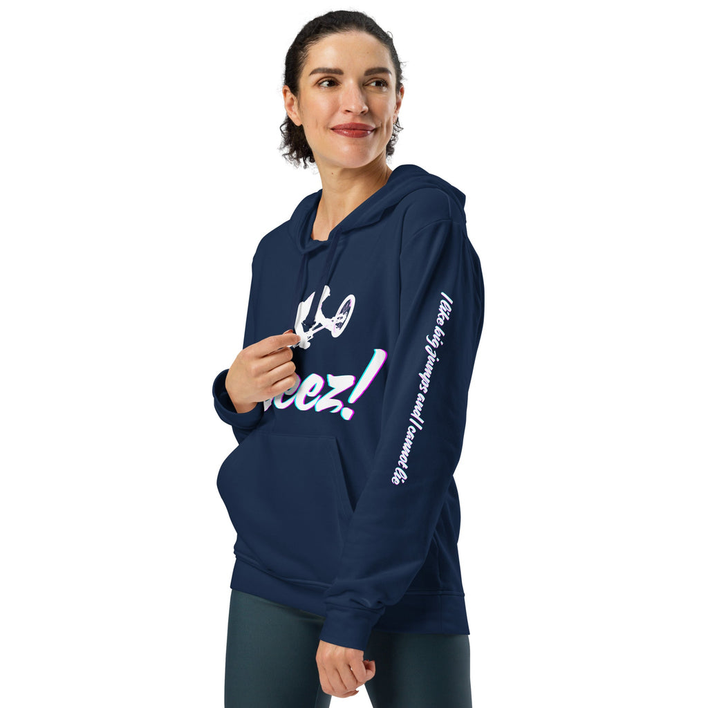 Steez! - Send it - super comfy - adidas fleece hoodie - I like big jumps and I cannot lie