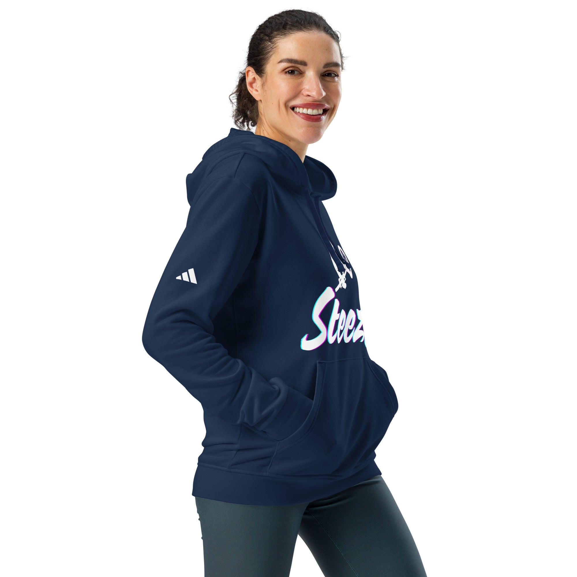 Steez! - Send it - super comfy - adidas fleece hoodie - I like big jumps and I cannot lie