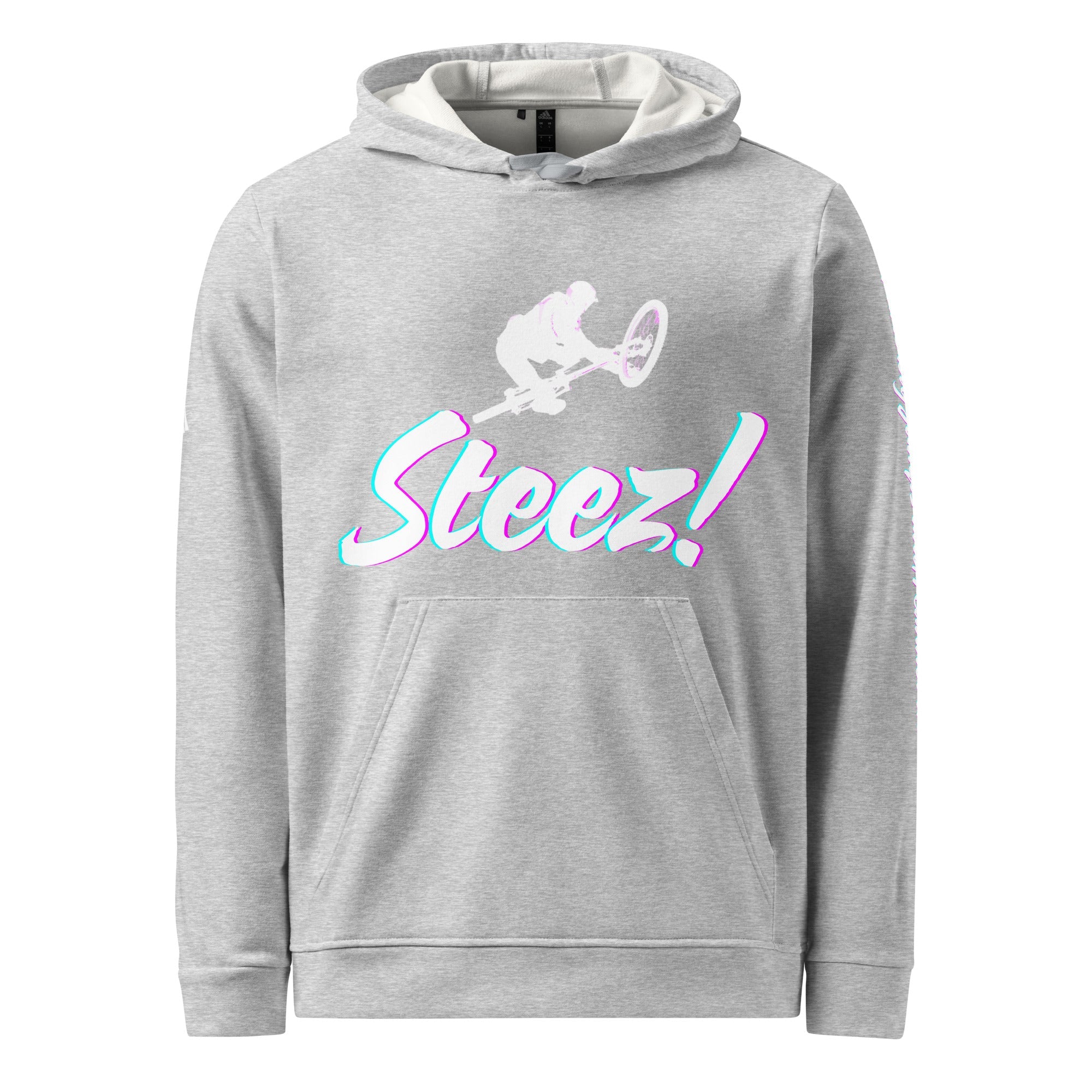 Steez! - Send it - super comfy - adidas fleece hoodie - I like big jumps and I cannot lie