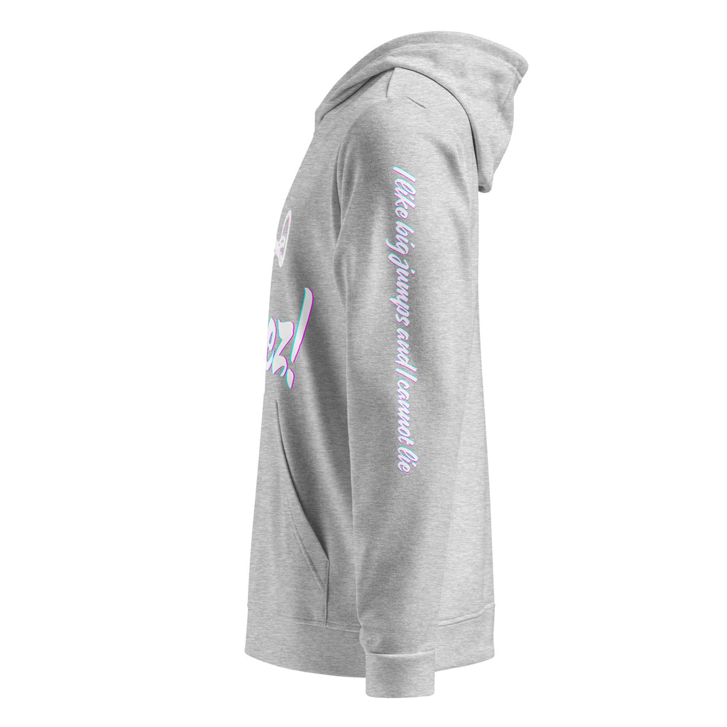 Steez! - Send it - super comfy - adidas fleece hoodie - I like big jumps and I cannot lie