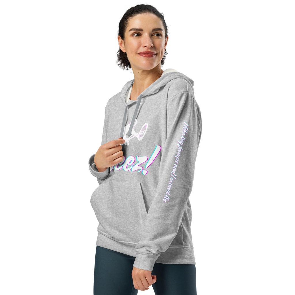 Steez! - Send it - super comfy - adidas fleece hoodie - I like big jumps and I cannot lie