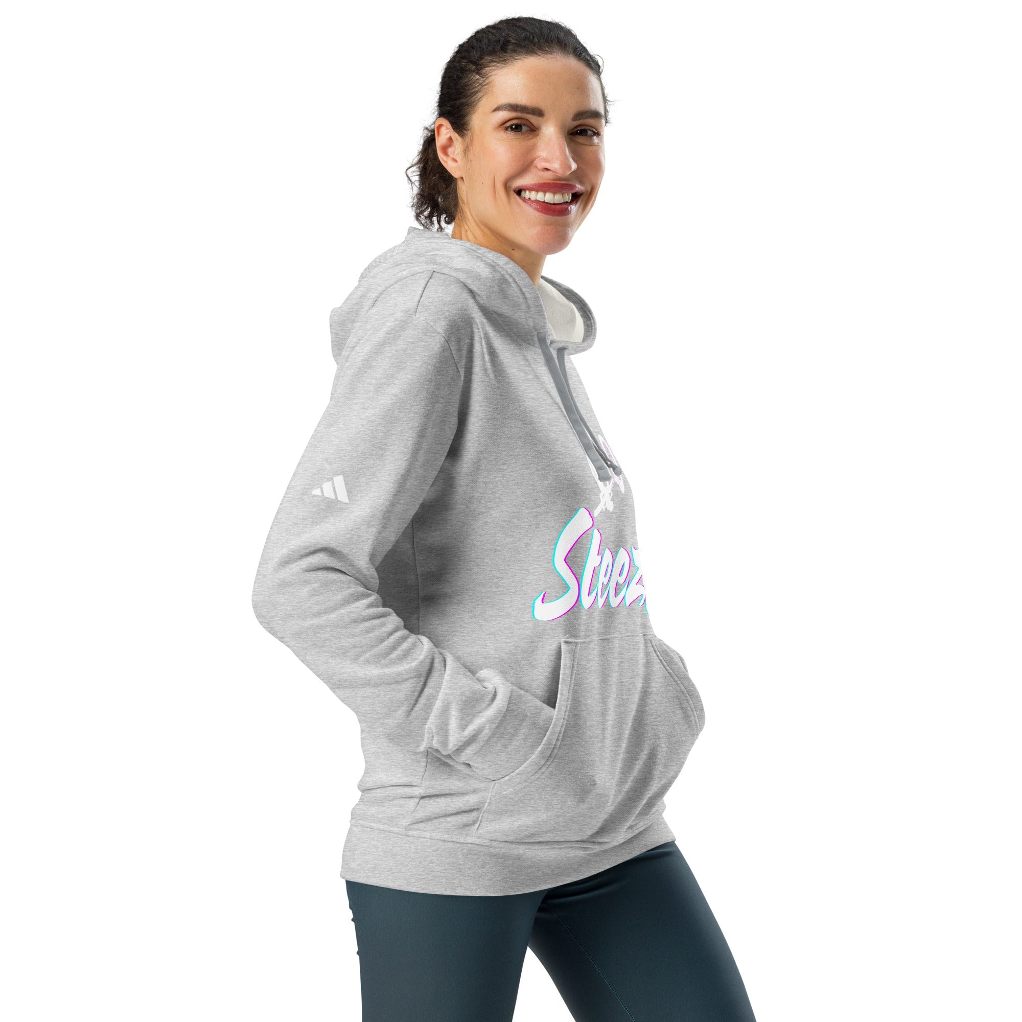 Steez! - Send it - super comfy - adidas fleece hoodie - I like big jumps and I cannot lie