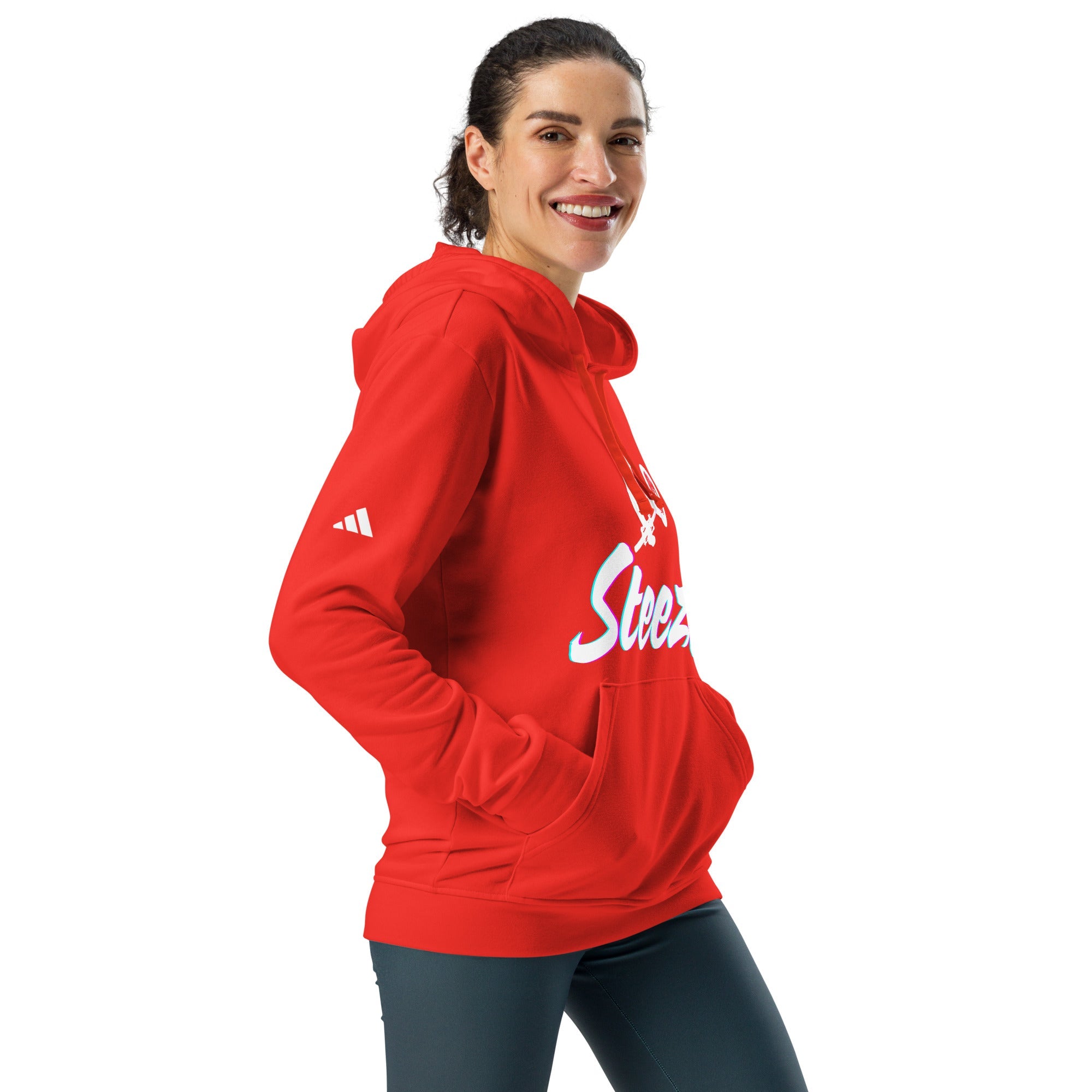 Steez! - Send it - super comfy - adidas fleece hoodie - I like big jumps and I cannot lie