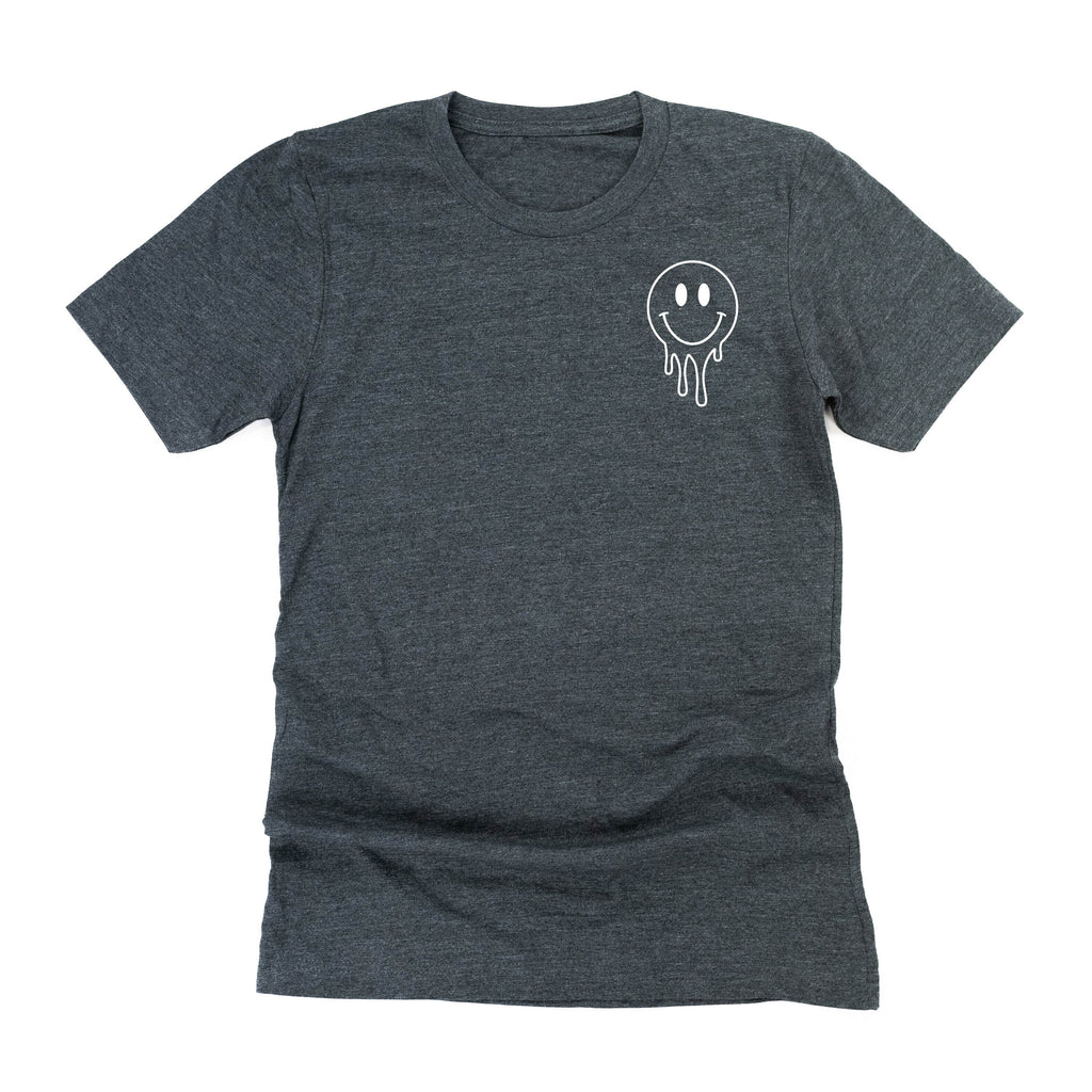 Living My Best Home School Life - Melty Smiley (pf & b) - Unisex Tee