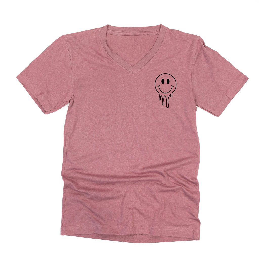 Living My Best Home School Life - Melty Smiley (pf & b) - Unisex Tee