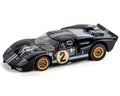 AFX 1966 Ford GT40 MkIIB #2 Sebring Miles/Ruby Nightmist Blue HO Scale Slot Car – 22031