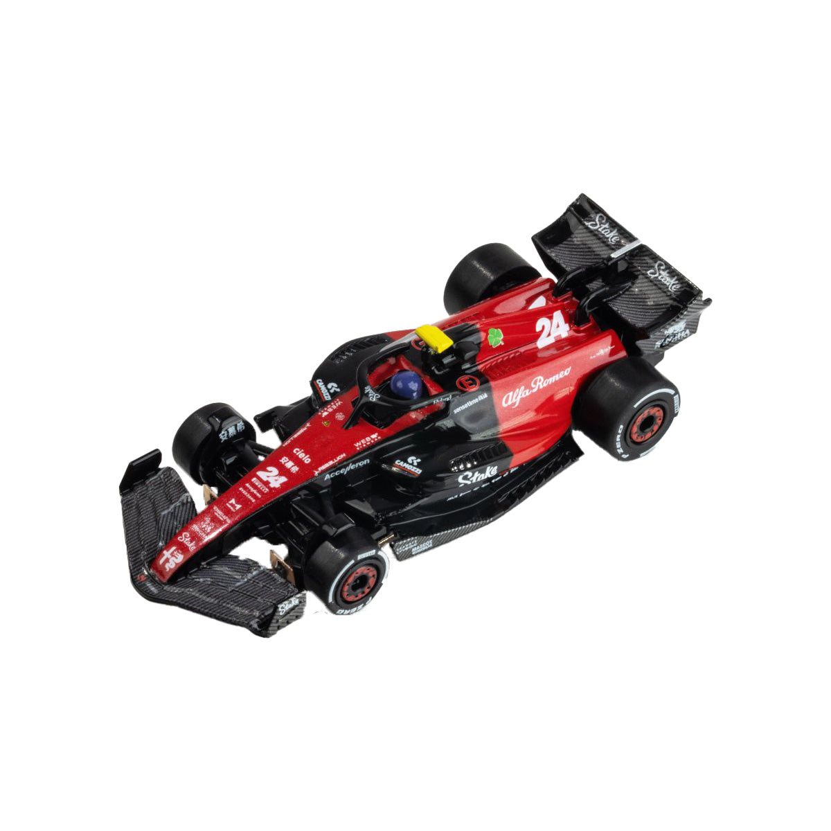 AFX Alfa Romeo F1 C43 #24 Zhou Guanyu Full Year 2023 Limited Edition HO Scale Slot Car – 22084