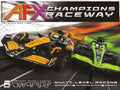 AFX Champions F1 HO Scale Slot Car Raceway Set with Mega G+ Cars – 22122