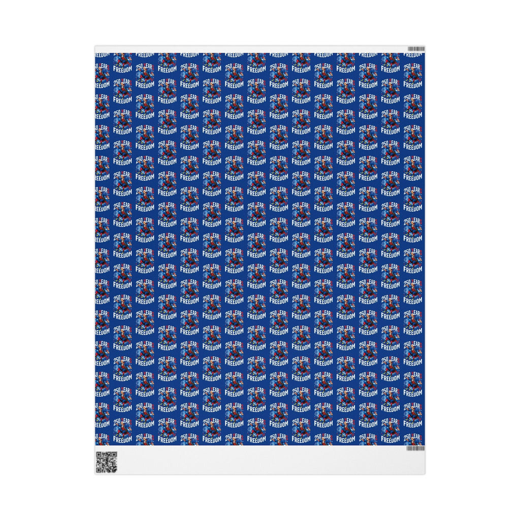 America 250th Anniversary Freedom Custom Wrapping Paper Roll