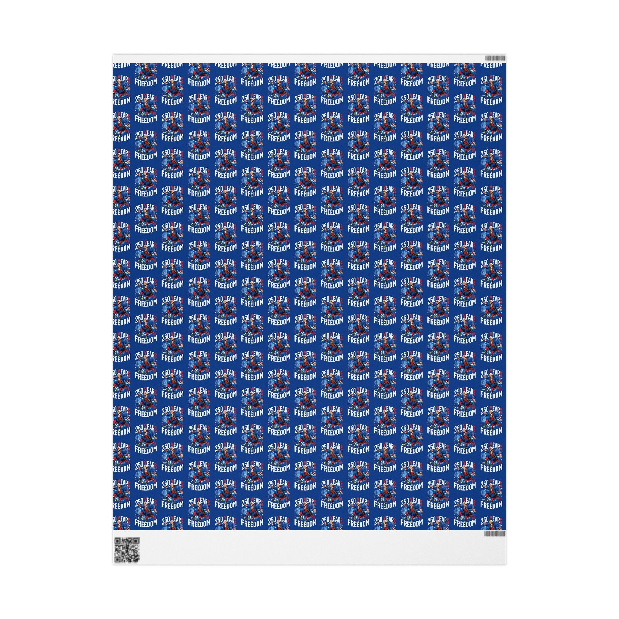 America 250th Anniversary Freedom Custom Wrapping Paper Roll
