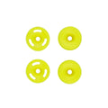 Team Associated RC28R Yellow Wheel Set – 1/28 Scale Upgrade