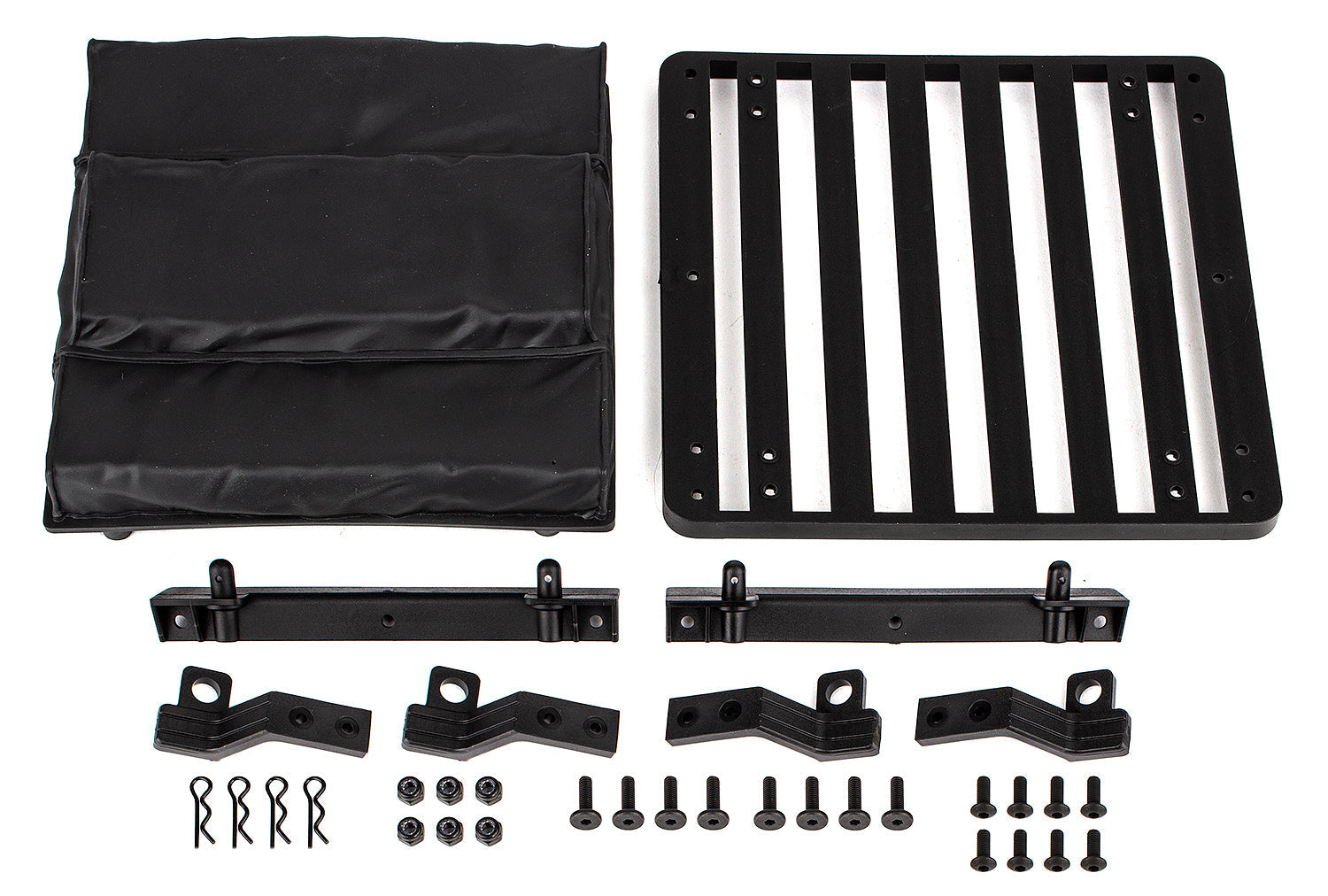 Team Associated Front Runner Bed Rack and Rooftop Tent Set for Knightrunner