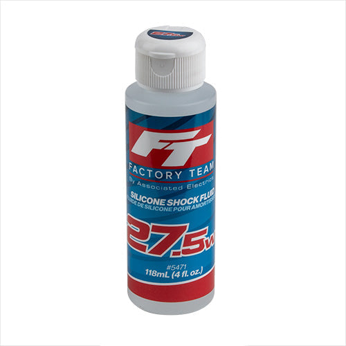 Team Associated 27.5 Weight Silicone Shock Oil 4oz 313cSt RC Suspension