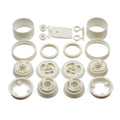 Team Associated RC10 Front and Rear Wheels Set - White