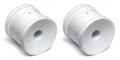 Team Associated Truck Hex Wheels White - Stadium Truck Racing Wheels