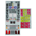 Team Associated RC10T Decal Sheet Set - Stadium Truck Graphics