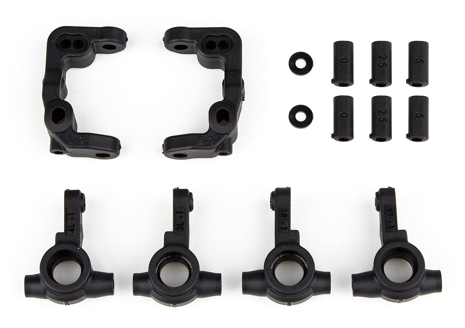 Team Associated RC10B6.4 1mm Scrub Caster and Steering Blocks