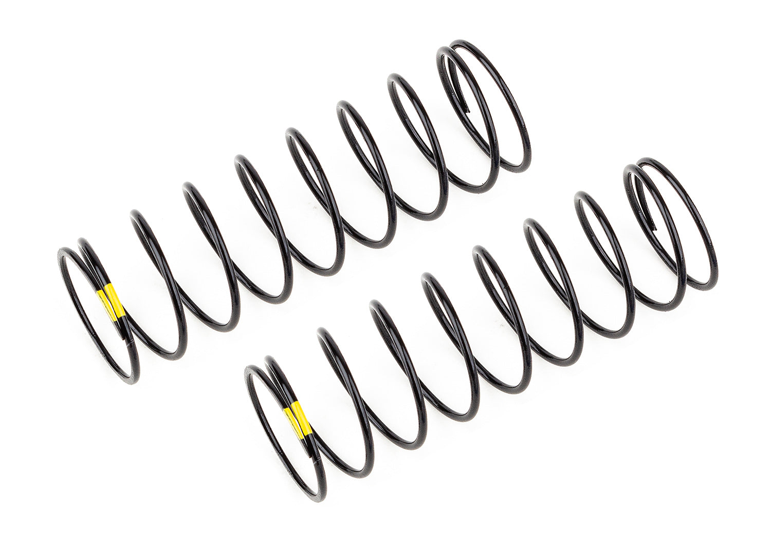 Team Associated 13mm Rear Shock Springs Yellow 2.3lb/in L61 9.5T 1.2D B6.4