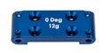 Team Associated RC10B6.4 Front Bulkhead (0 Degree) Blue Aluminum